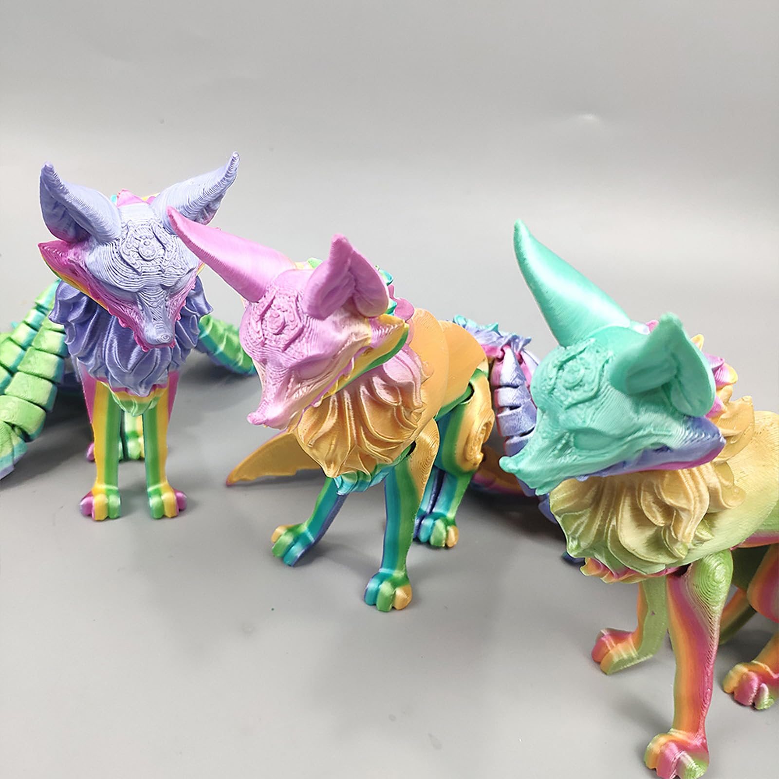 Amazon.com: FAYZSOWSR 3D Printing Fox, Chinese Mythology Nine